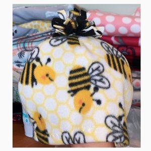 Bumblebee hat with Pom Pom